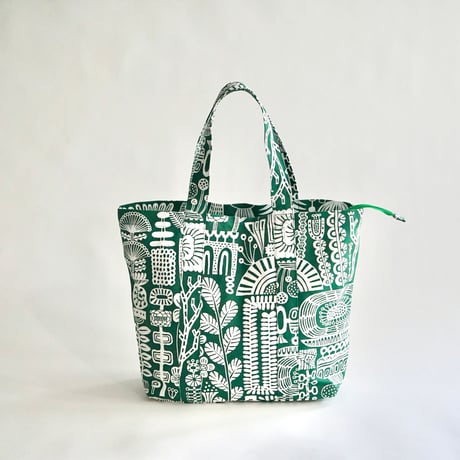 Travel Bag 「Shokubutsuen」green