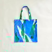 TANSAN Shopping bag「Flower Time」blue