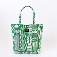 TANSAN Tote Bag L 「Shokubutsuen」green