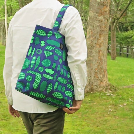 Odekake bag「Kinohyouhon」blue
