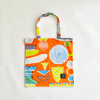 TANSAN Shopping bag「Lamp Flower」orange