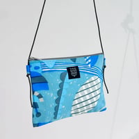 サコッシュ 「Uzumaki Flower」blue