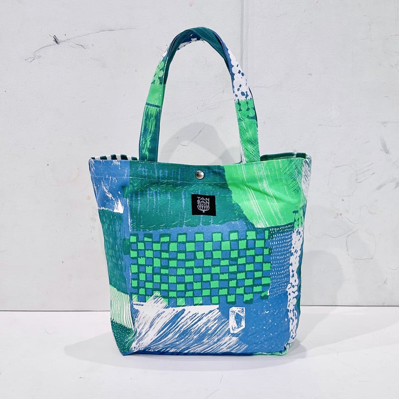 TANSAN Tote Bag L 「Suiden」green | TANSAN ONLINE