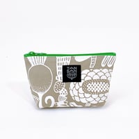 Machi Pouch S「Shokubutsuen」beige