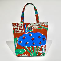 TANSAN Tote Bag L 「Atatakana kigi」brown