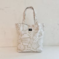 TANSAN Tote Bag L 「Yakimono」white