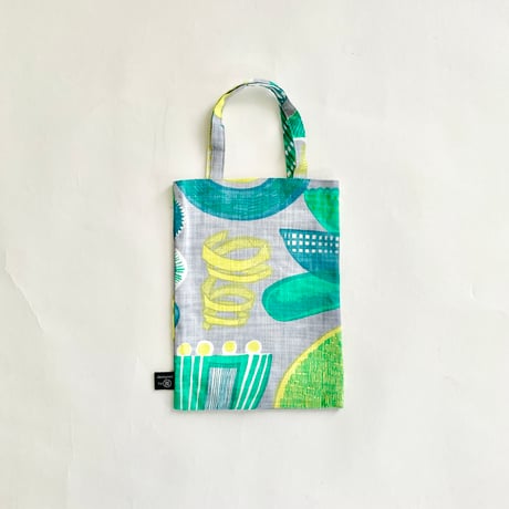 Mini bag「Lamp Flower」green