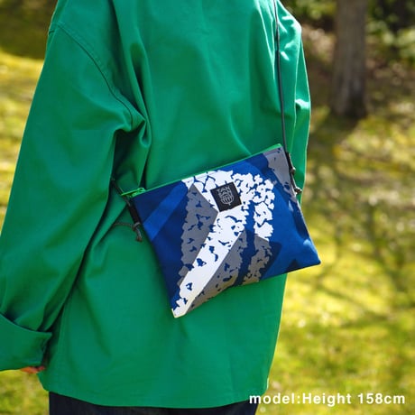 サコッシュ「Suiden」blue
