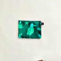 TANSAN Card Case「森の生き物たち」green