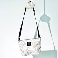 Machi Pouch Shoulder「Yakimono」white
