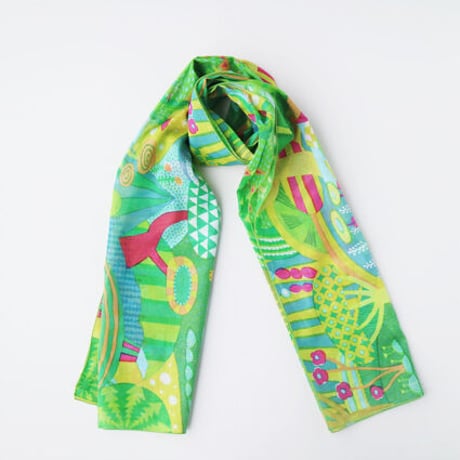 TANSAN Stole「Morinoumi」green