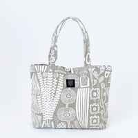 TANSAN Tote Bag M 「Shokubutsuen」beige