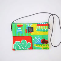 サコッシュ「Welcome Fruits」green