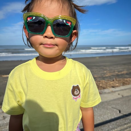 🐻ロゴのTシャツ(YELLOW)for KIDS