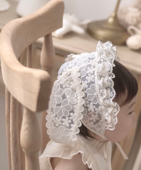 即納 rabbit lace hair band