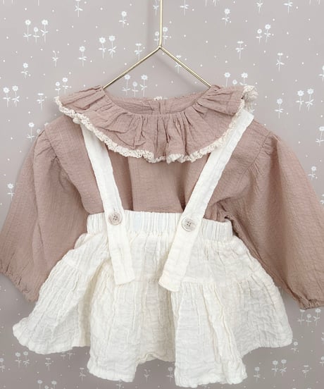 即納mimi market Ray collar blouse