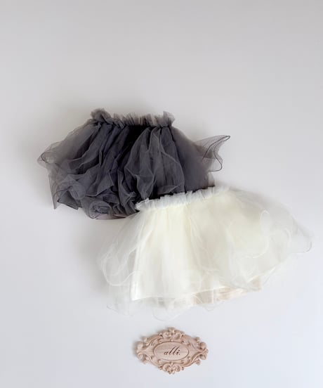即納tulle skirt pants