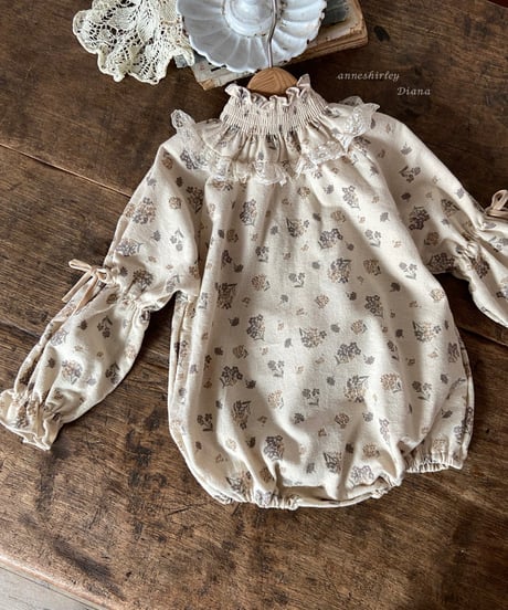 ELLIE ロンパース ボリュームスリーブロンパース【GRAY】 – ELLIE