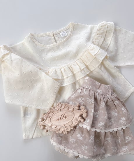 即納 mon petit bebe Olivia skirt