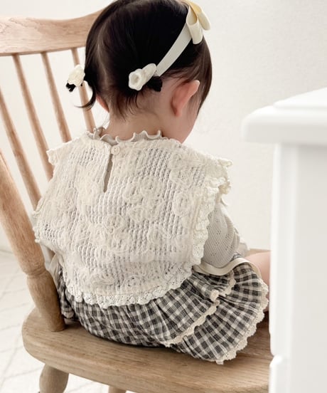 即納  embroidery flower vest