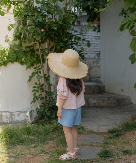 予約 OREN Serenne Raffia Sun Hat