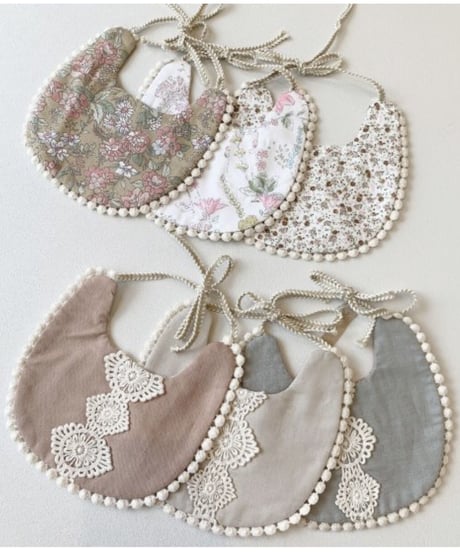 即納girl reversible bib