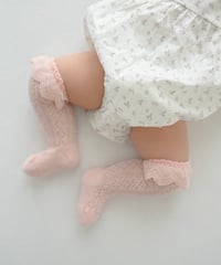 即納frill eyelet socks 3P set