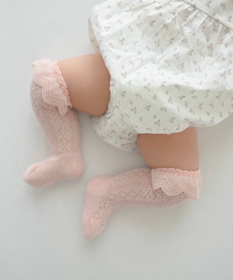 即納frill eyelet socks 3P set