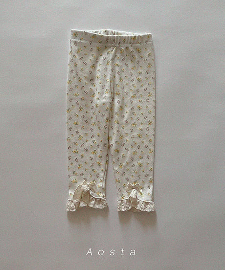 即納 aosta Camellia Leggings