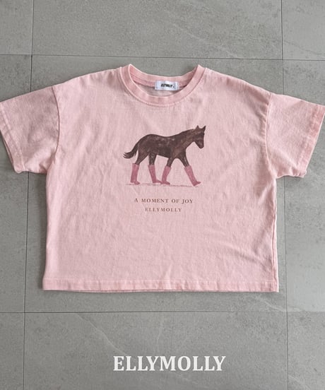 予約Elly Molly Blush pony T-shirt(ママとお揃い)