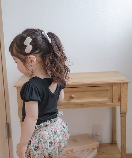 即納  rib ribbon puff tee