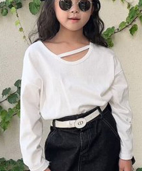 即納Slane lane U neck tops