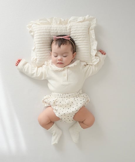 即納 mon petit bebe Emma collar tee
