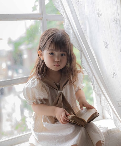 予約 OREN Pure Thai stripe dress