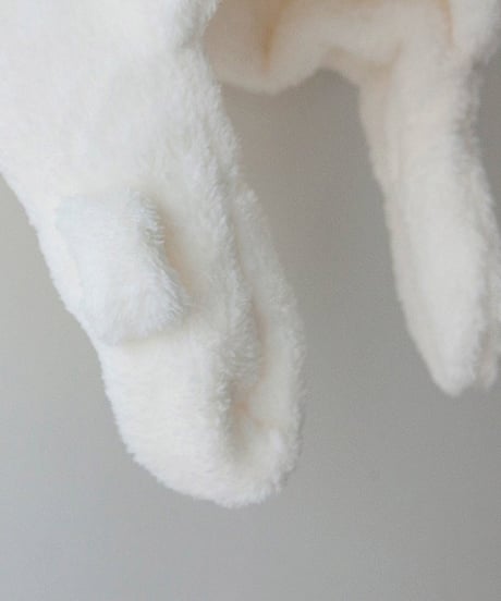即納Mokomoko Bear Hood Scarf