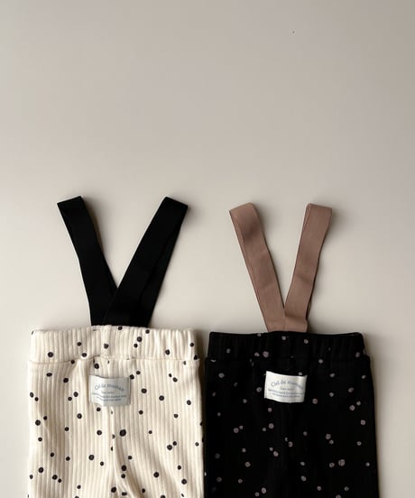 即納dot suspender  leggings