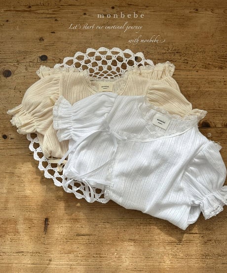 即納monbebe Eyelet glory suit