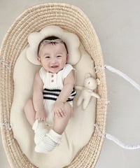 即納Cotton lib knit suit