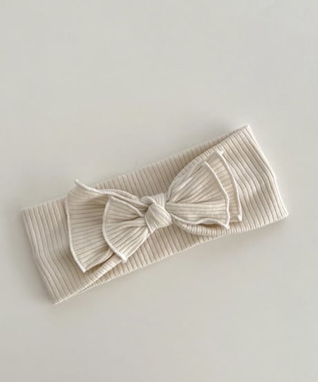 即納double lib ribbon hair band