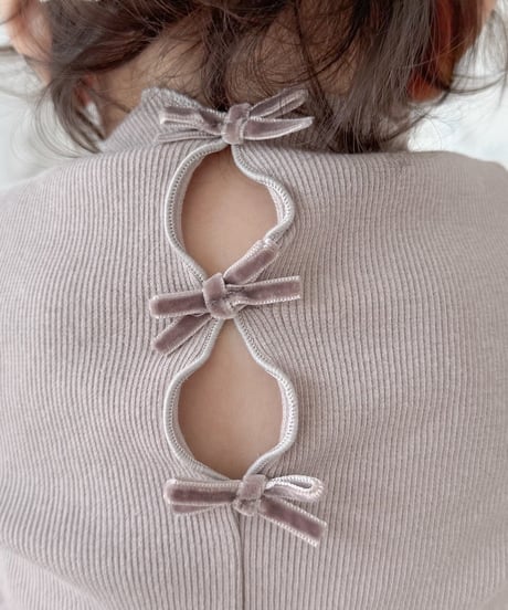 即納monbebe tulle ribbon rompers