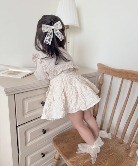 即納Wrinkle vacation skirt