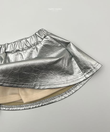 即納 HAROHARO Unique leather skirt