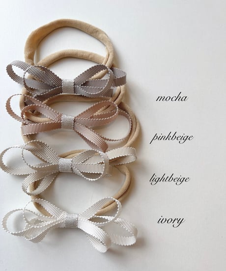 即納soft ribbon hair band