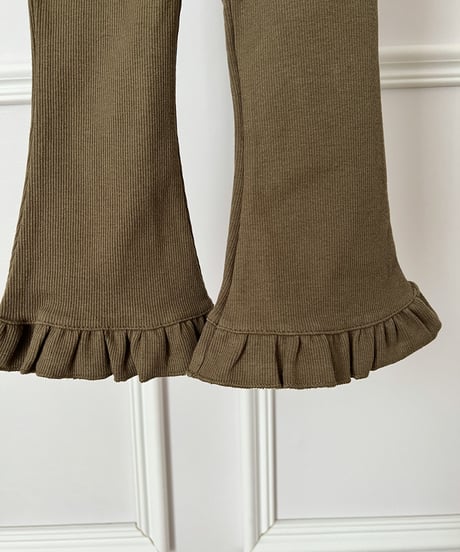 即納90-140cm lib frill flare pants
