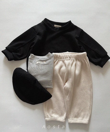 即納aosta Waffle pants