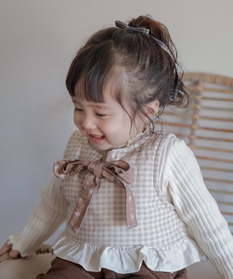 即納nunubiel Cheese vest