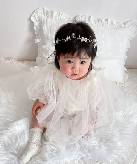 即納Fairy tulle rompers