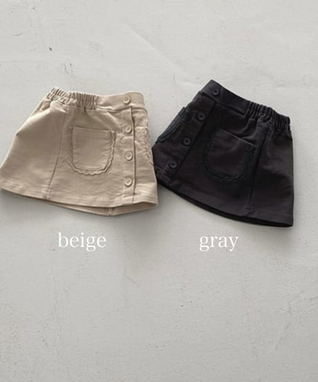 即納nunubiel Pocket skirt