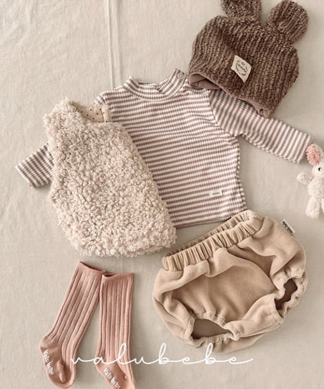 即納valubebe Buckle bear beanie(bebe)
