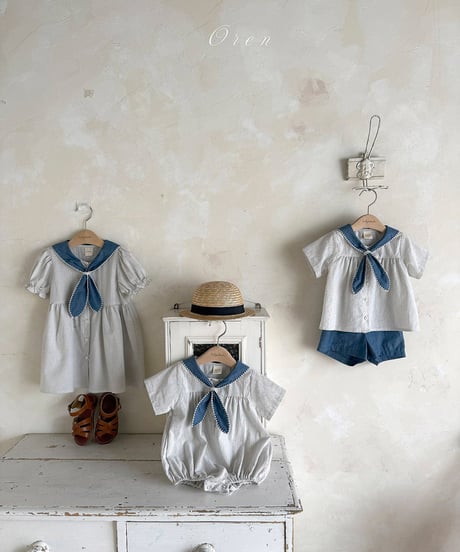 予約 OREN Pure Thai stripe dress